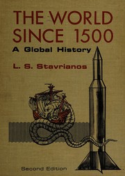 Cover of: The world since 1500: a global history