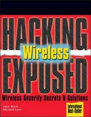 Cover of: Hacking Exposed Wireless (Hacking Exposed)