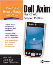Cover of: How to Do Everything with Your Dell Axim Handheld, Second Edition (How to Do Everything)