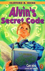 Cover of: Alvin's Secret Code