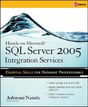 Cover of: Hands-On SQL Server 2005 Integration Services by Ashwani Nanda