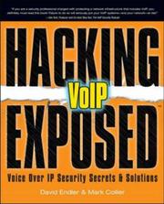 Cover of: Hacking Exposed VoIP by David Endler, Mark Collier