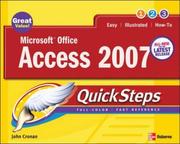 Cover of: Microsoft Office Access 2007 QuickSteps (Quicksteps) by John Cronan