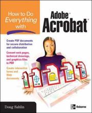 Cover of: How to Do Everything with Adobe Acrobat 8 (How to Do Everything) by Doug Sahlin