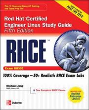 Cover of: RHCE Red Hat Certified Engineer Linux Study Guide (Exam RH302) (Certification Press) by Michael Jang, Michael Jang