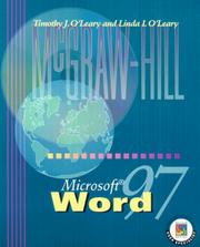 Cover of: Microsoft Word 97 (O'Leary Series) by Timothy J. O'Leary, Linda I O'Leary