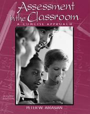 Cover of: Assessment in the Classroom by Peter W. Airasian