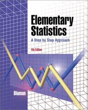 Cover of: Elementary Statistics by Allan G. Bluman, Allan G. Bluman