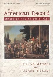 Cover of: The American Record, Volume 1: to 1877