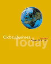 Cover of: Global business today by Charles W. L. Hill