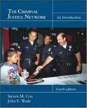 Cover of: The Criminal Justice Network: An Introduction
