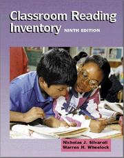Cover of: Classroom Reading Inventory