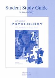 Cover of: Abnormal Psychology  by Richard P. Halgin