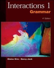 Cover of: Interactions 1 by Elaine Kirn, Darcy Jack