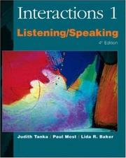 Cover of: Interactions 1: Listening/Speaking