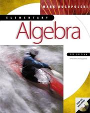 Cover of: Elementary Algebra with Student CD-Rom Windows mandatory package