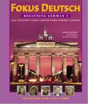 Cover of: Fokus Deutsch:  Beginning German 1 (Student Edition + Listening Comprehension Audio Cassette)
