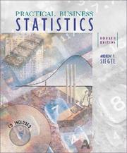 Cover of: Practical Business Statistics with CD-ROM Package by Andrew F. Siegel