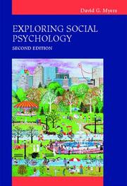 Cover of: Exploring social psychology