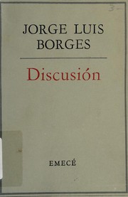 Cover of: Discusión by 