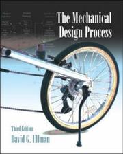 Cover of: The Mechanical Design Process by David G. Ullman, David Ullman