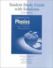 Cover of: Student Study Guide (Reprint)  to accompany Contemporary College Physics