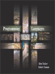 Cover of: Programming Languages: Principles and Paradigms