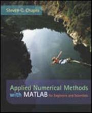 Cover of: Applied Numerical Methods with MATLAB for Engineers and Scientists