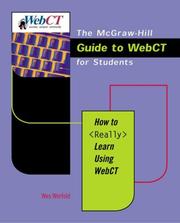 Cover of: WebCT Student User Guide by Wes Worsfold