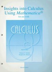 Cover of: Insights Into Calculus Using Mathematica