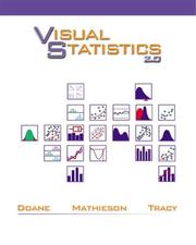 Cover of: Visual Statistics 2.0 by David P. Doane, Ronald L Tracy, Kieran Mathieson