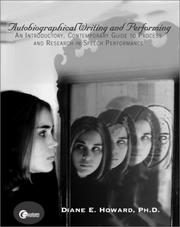 Cover of: Autobiographical Writing and Performing | Diane Howard