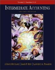 Cover of: Intermediate accounting by J. David Spiceland, James Sepe, J. David Spiceland