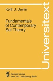 Cover of: Fundamentals of contemporary set theory by Keith J. Devlin