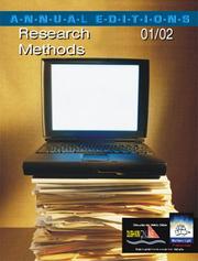 Cover of: Annual Editions: Research Methods 01/02