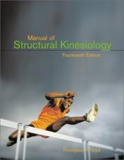 Cover of: Manual of Structural Kinesiology with Dynamic Human 2.0 by Clem W. Thompson, R .T. Floyd, Inc.) EAI (Engineering Animation, Clem Thompson, R. T. Floyd, Inc. Engineering Animation