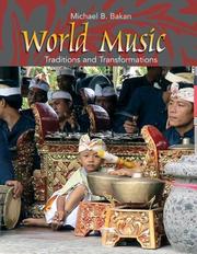 Cover of: World Music: Traditions and Transformations