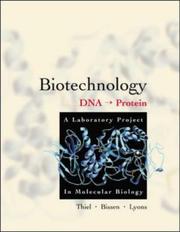 Cover of Biotechnology by teresa thiel,shirley t. bissen,eilene m. lyons