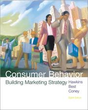 Cover of: Consumer Behavior by Delbert I Hawkins, Roger J. Best, Kenneth A Coney