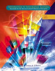 Cover of: Introduction to Information Systems by James A. O'Brien, James A. O'Brien