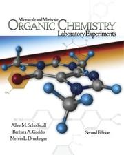 Cover of: Microscale and miniscale organic chemistry laboratory experiments by Allen M. Schoffstall, Allen M. Schoffstall