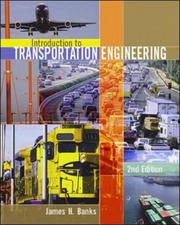 Cover of: Introduction to Transportation Engineering by James H. Banks