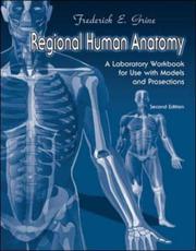 Cover of: Regional Human Anatomy by Frederick E. Grine, Frederick Edward Grine, Frederick Grine, Frederick Edward Grine, Frederick Grine