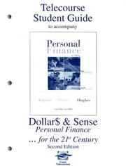 Cover of: Telecourse Study Guide to accompany Personal Finance by Jack R. Kapoor, Les R. Dlabay, Robert J. Hughes