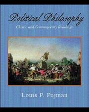 Cover of: Political Philosophy by Louis P. Pojman