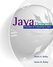 Cover of: Java Elements