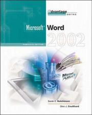 Cover of: Microsoft Word 2002 by Sarah Hutchinson-Clifford