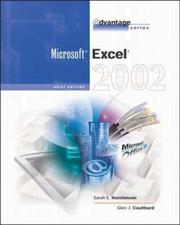 Cover of: The Advantage Series: Excel 2002- Brief