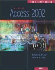 Cover of: The O'Leary Series: Access 2002- Brief