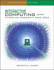 Cover of: The Interactive Computing Series by Kenneth C. Laudon, Kenneth C. Laudon